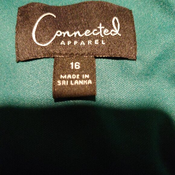 Connected Apparel Mermaid Metallic Slinky Clubwear Sultry Drapey Liquid Dress - Picture 10 of 11